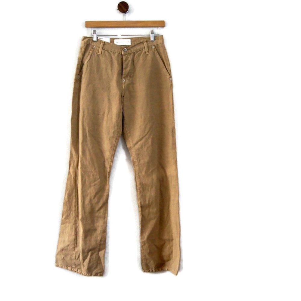 Paper Denim &Cloth Men's Beige 30 Khaki Chinos Cotton Slacks Twill Made in USA